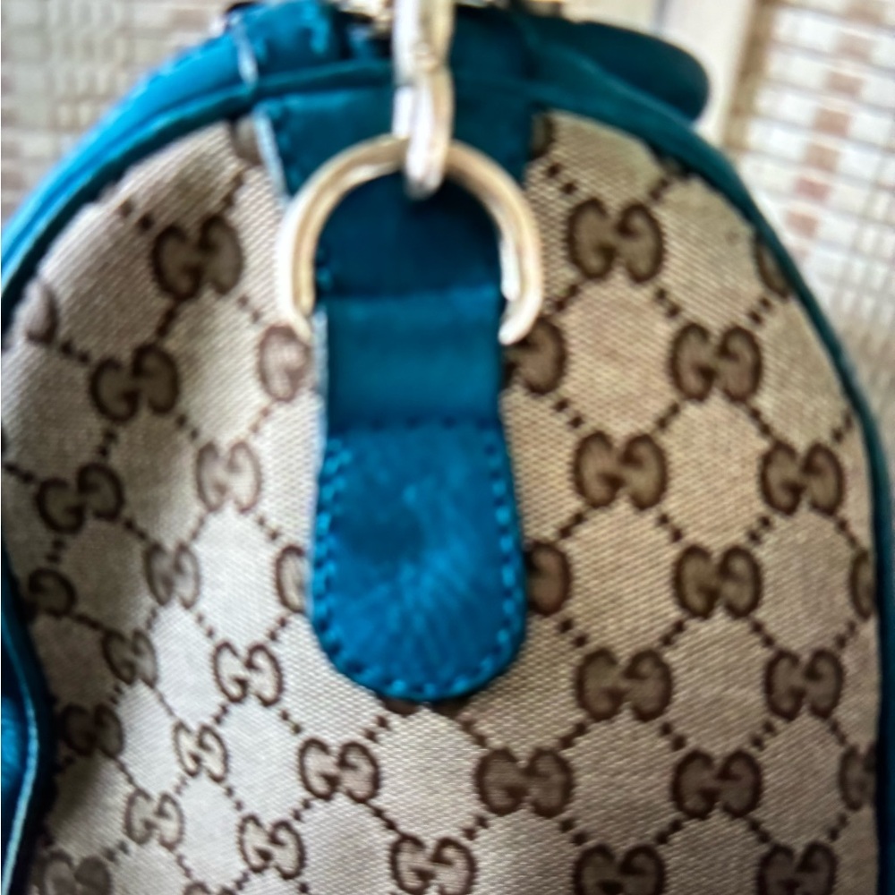 Gucci Vintage Web Boston canvas bag - Picture 4 of 16